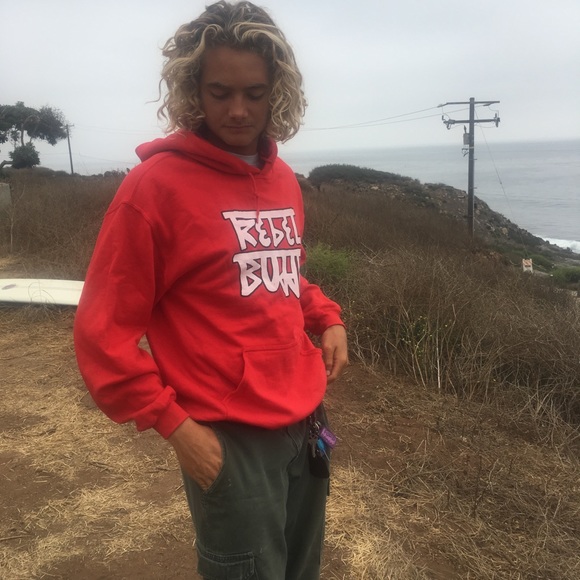 Rebel Buddha red hoodie - Picture 4 of 8